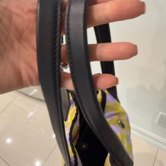 Kate Spade Yellow and Lavender Checkered Tote - Picture 6 of 6